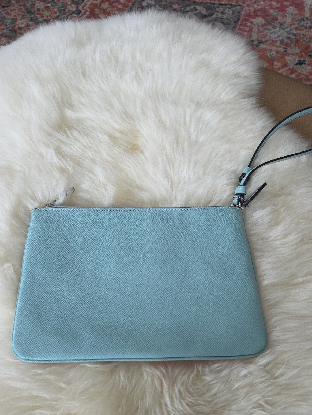 Gorgeous Coach Large Leather Beach Scene Wristlet Wallet ๐ฉทโฑ๏ธ๐งก๐ - Picture 6 of 16